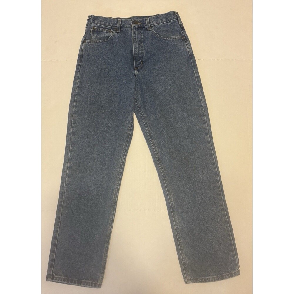 Carhartt B180 STW Men’s Relaxed Straight Jeans 32x32 Blue Medium Wash